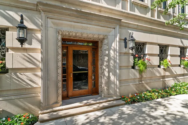 a view of a door of the house