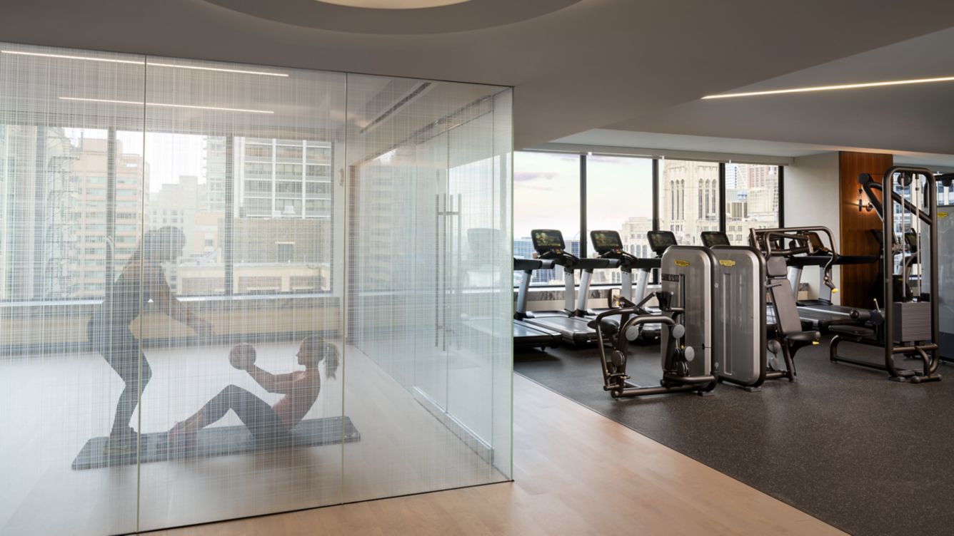 180 East Pearson Street, Unit 6501 Chicago, IL 60611 - Photo 35 of 35 a view of a room with gym equipment