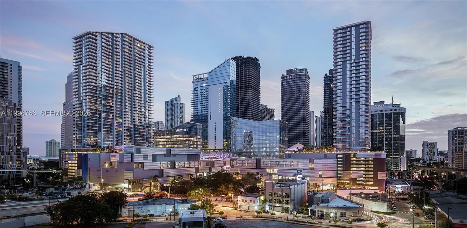 68 Southeast 6th Street, Unit 2104 Miami, FL 33131 - Photo 21 of 33 a city view with tall buildings