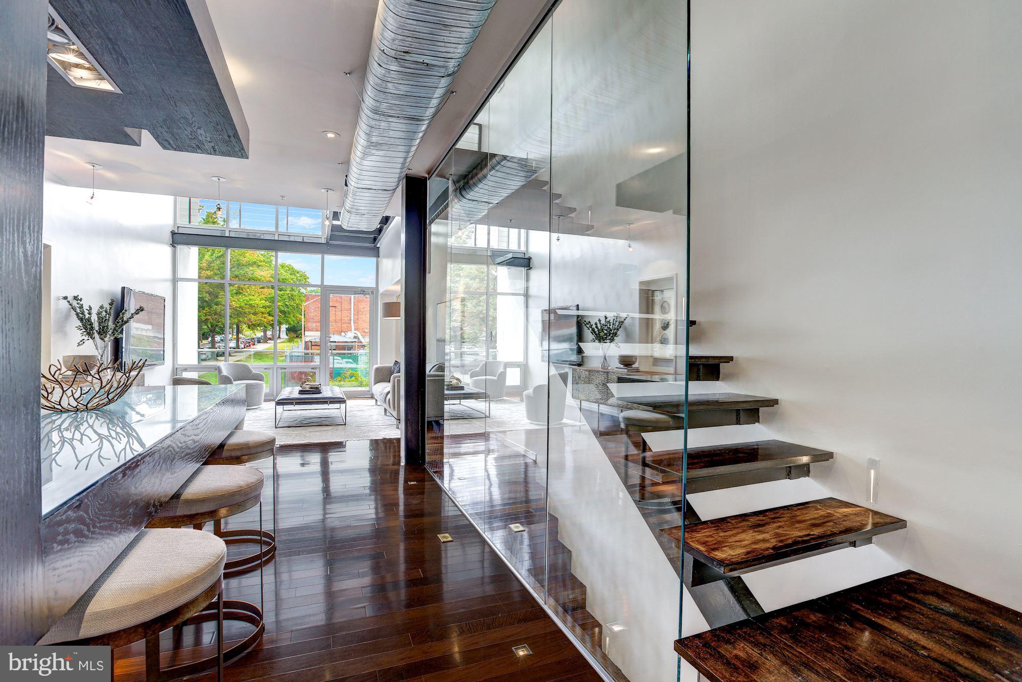 1024 W Street Northwest Washington, DC 20001 - Photo 13 of 37 Floating Staircase