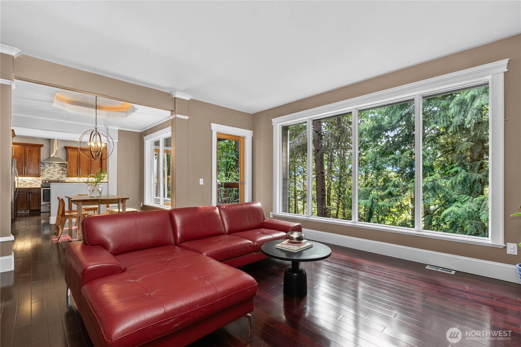 45 Cascade Lane Bellingham, WA 98229 - Photo 6 of 40 a living room with furniture and a large window