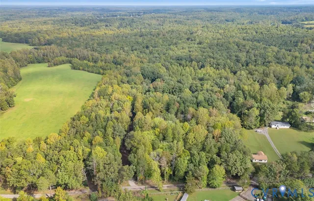 a view of a yard with an outdoor space