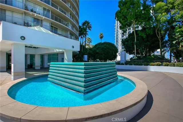 a view of a building with a outdoor space