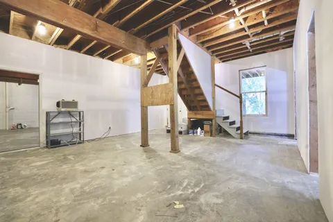 a view of an empty room