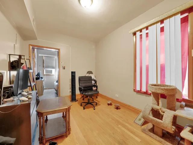 a room with musical instruments