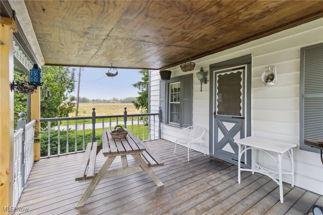 2860 Middle Road Pierpont, OH 44082 - Photo 4 of 50 View of wooden porch