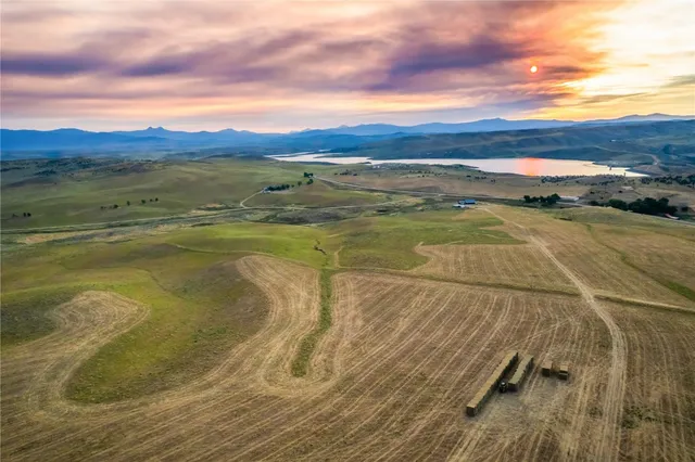 a view of an ocean and beach