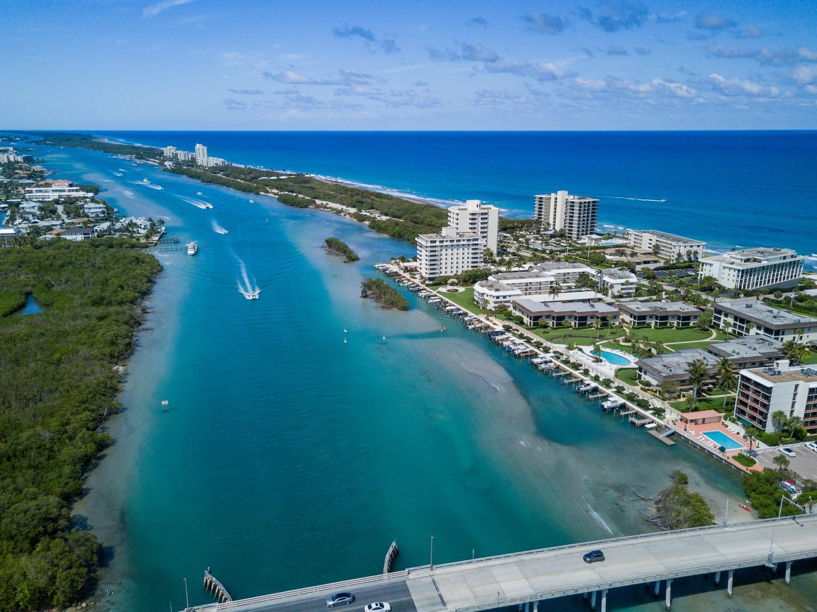 275 South Beach Road, Unit C203 Jupiter, FL 33469 - Photo 2 of 21 a view of a city with a lake