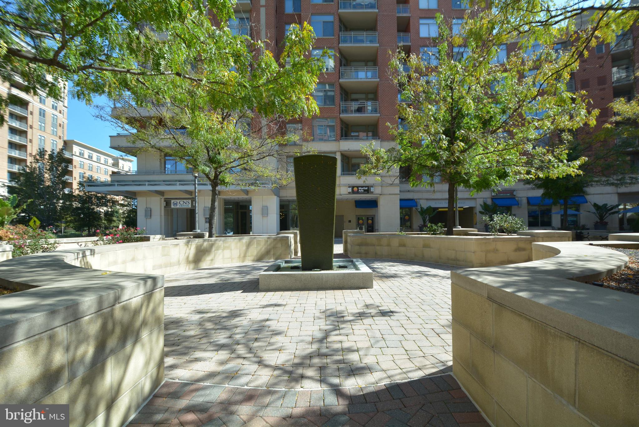 3650 South Glebe Road, Unit 262 Arlington, VA 22202 - Photo 24 of 35 Inviting common area w/ fountain at entry
