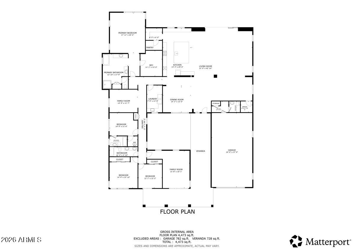 9407 South 13th Way Phoenix, AZ 85042 - Photo 50 of 51 a picture of floor plan