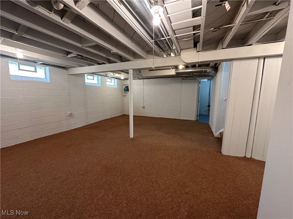 18230 Libby Road Maple Heights, OH 44137 - Photo 31 of 39 Basement featuring carpet floors
