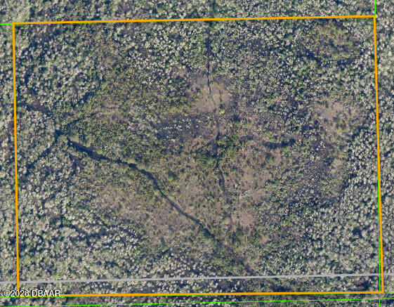-53.32ac Rodeo Acres Drive Ormond Beach, FL 32174 - Photo 2 of 3 AERIAL SHOWING PROPERTY BOUNDARY