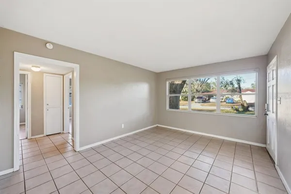 a view of an empty room with window