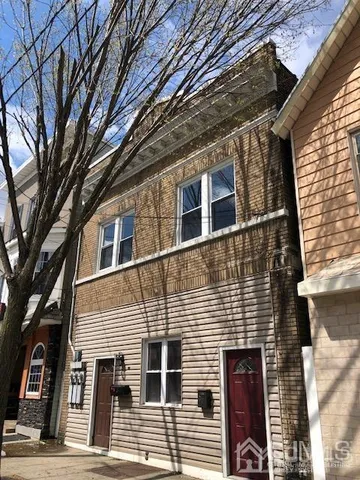 a front view of a building