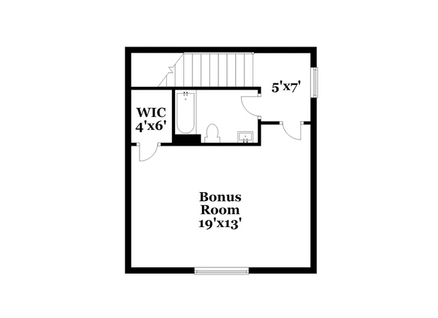 a picture of a bench in a wall