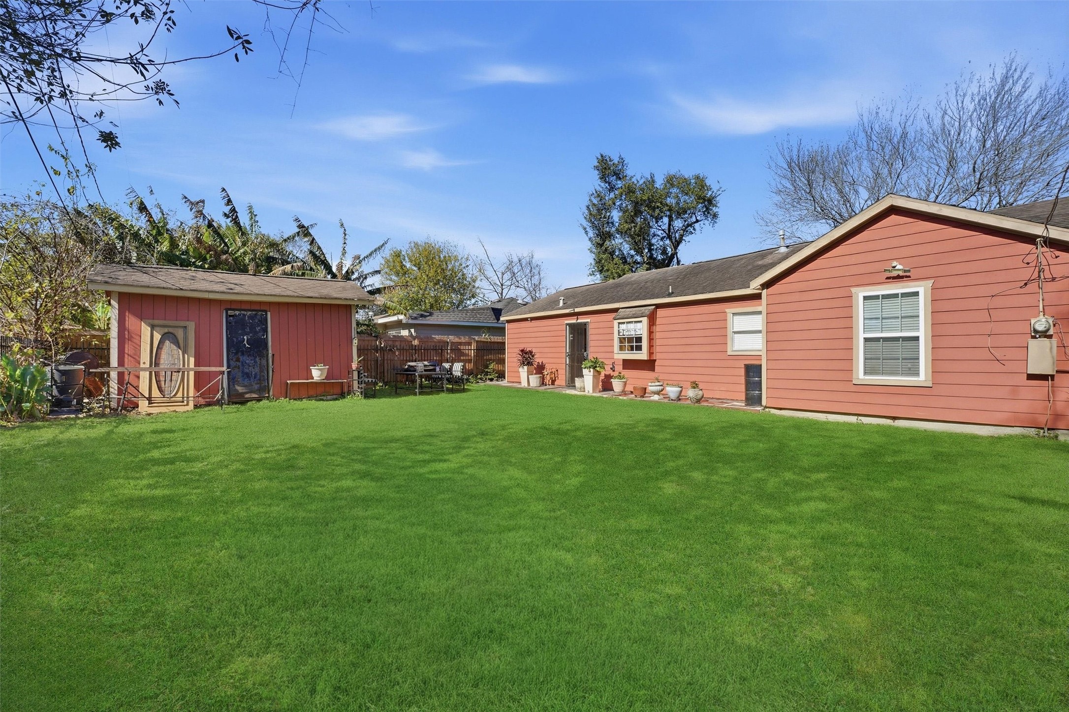 134 Obion Road Houston, TX 77076 - Photo 14 of 14 a view of a house with a yard