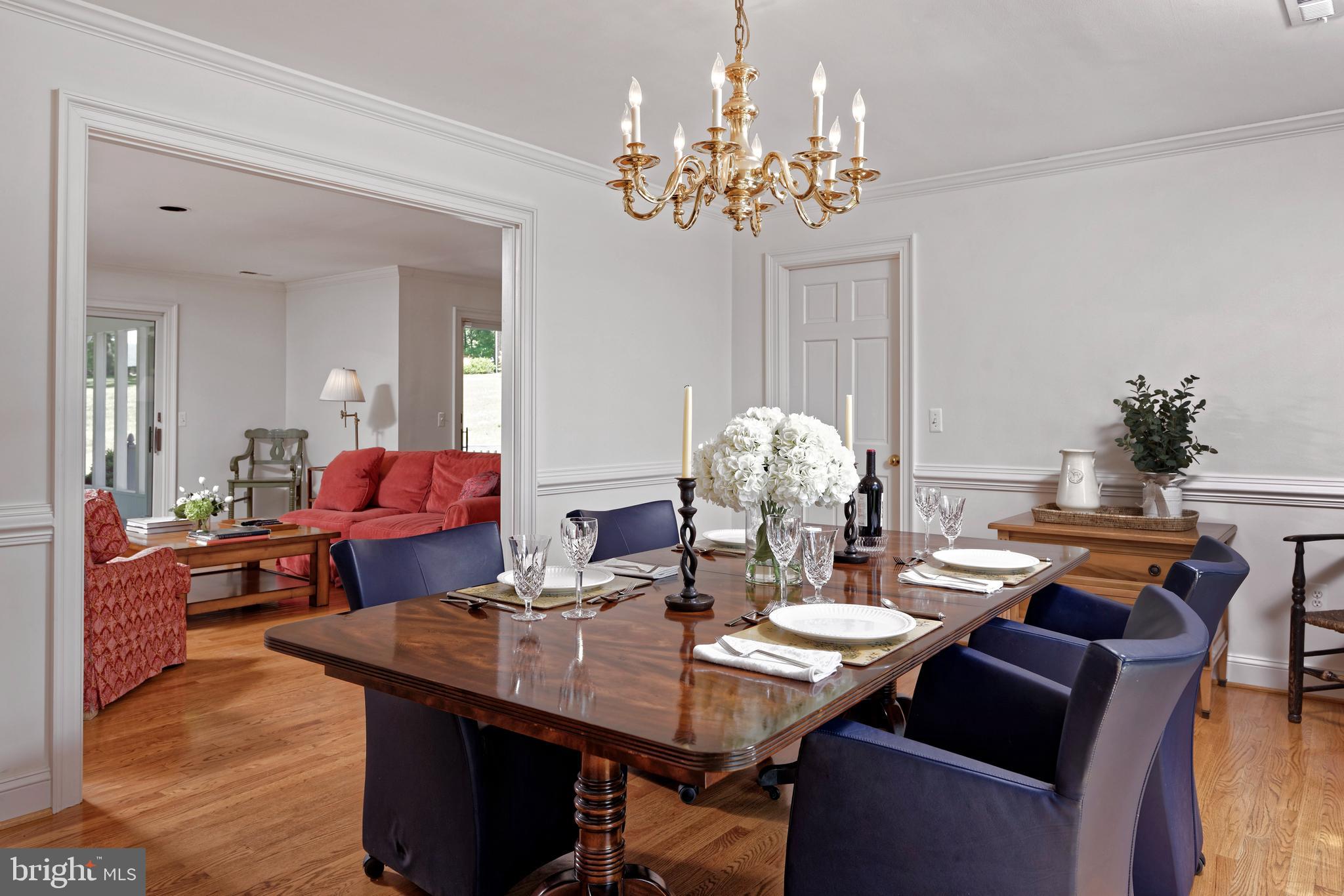 1310 Delaplane Grade Road Upperville, VA 20184 - Photo 23 of 94 Formal dining room opens to the family room