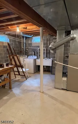 a view of living room with stairs and furniture