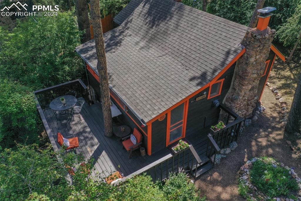 6015 Sioux Trail Cascade, CO 80809 - Photo 42 of 50 an aerial view of a house