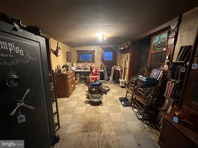 a view of storage and utility room