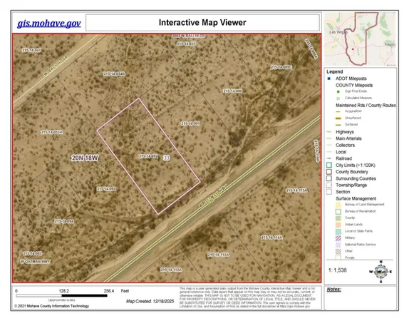 $10,000 | 215-14-092 West Oatman Highway, Golden Valley, AZ 86413