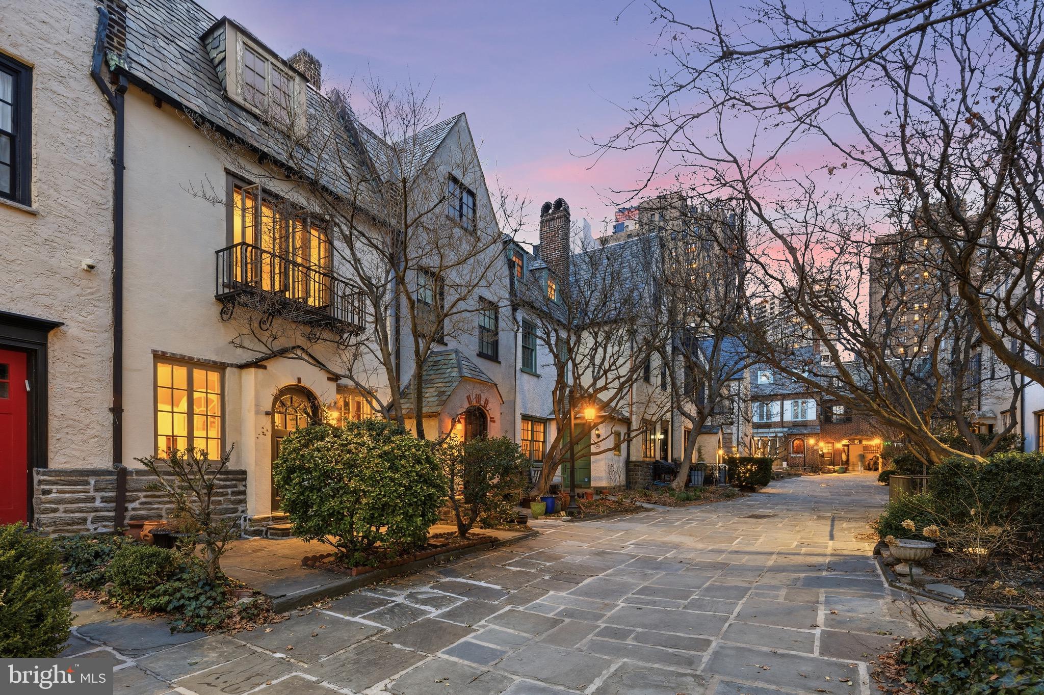 2139 St James Place Philadelphia, PA 19103 - Photo 3 of 44 Twilight Courtyard View