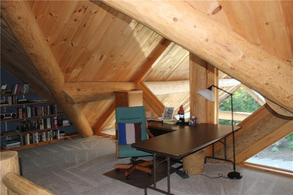 300 Cemetery Road Whiting, ME 04691 - Photo 22 of 35 Loft area office space overlooking...