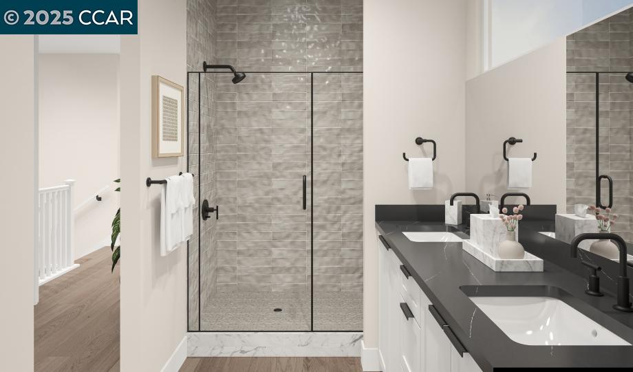 3089 El Camino Real, Unit 13 Santa Clara, CA 95051 - Photo 4 of 12 a bathroom with a sink and a mirror