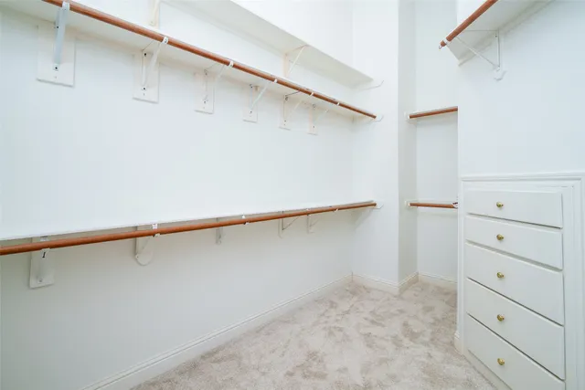 a view of walk in closet