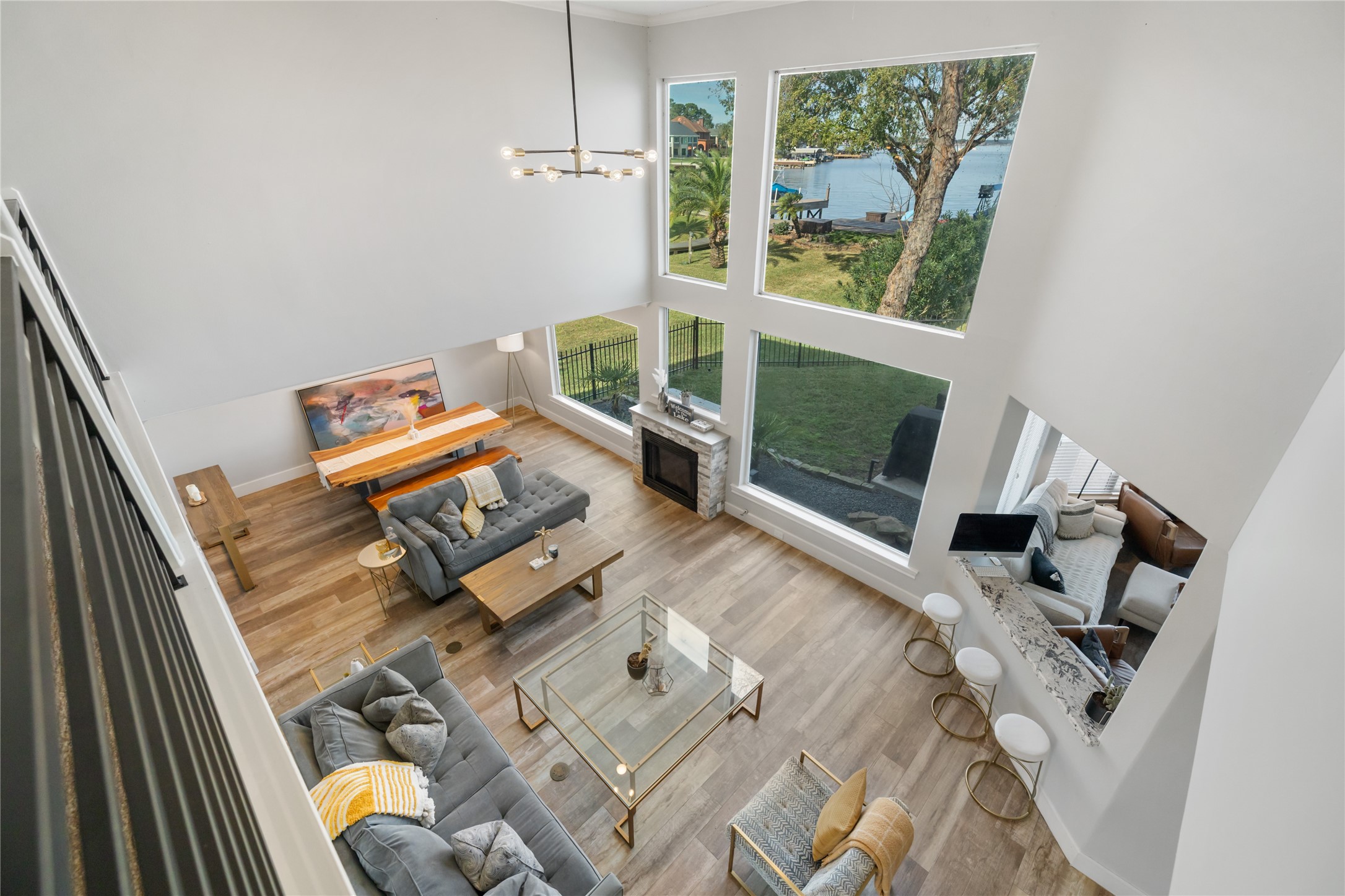 11706 Edgewater Court Montgomery, TX 77356 - Photo 35 of 50 View from balcony to formal living and dining