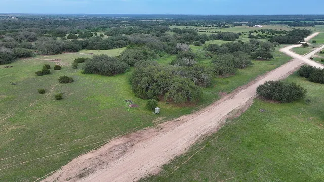 a view of a lush green field