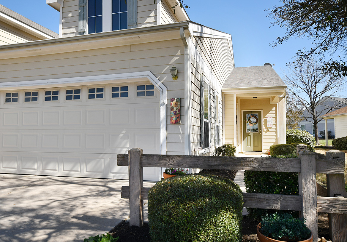 212 Bonham Loop Georgetown, TX 78633 - Photo 2 of 21 A convenient 'lock & leave' property with exterior landscaping provided as part of the annual fee.