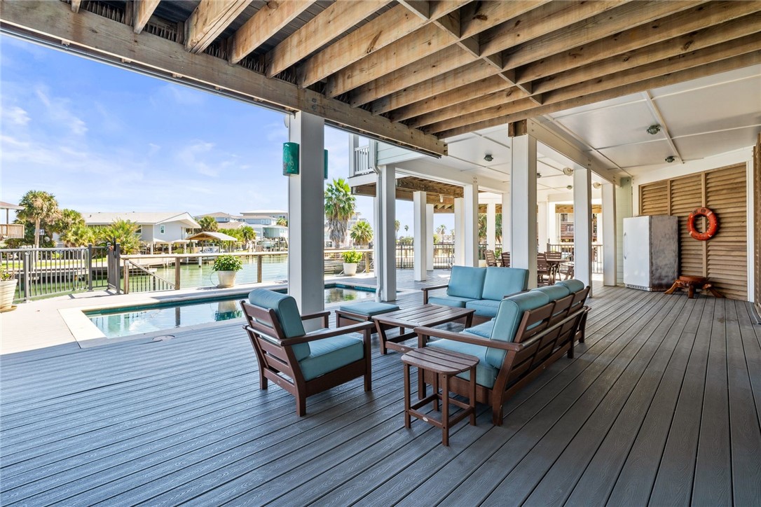 1024 Private Road East Port Aransas, TX 78373 - Photo 34 of 40 a outdoor space with wooden floor