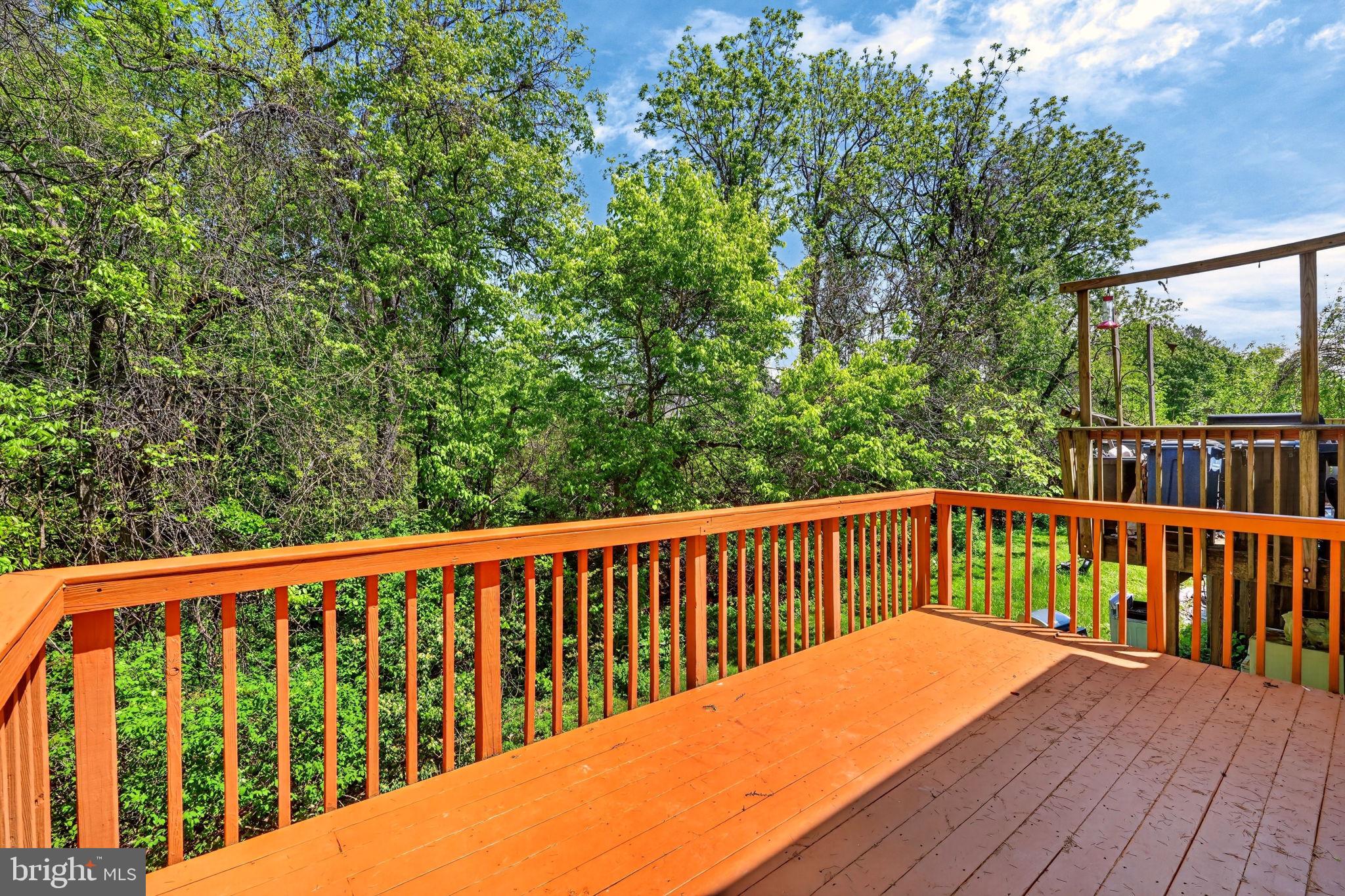 12447 Loft Lane Silver Spring, MD 20904 - Photo 31 of 45 Serene deck overlooking lush greenery.