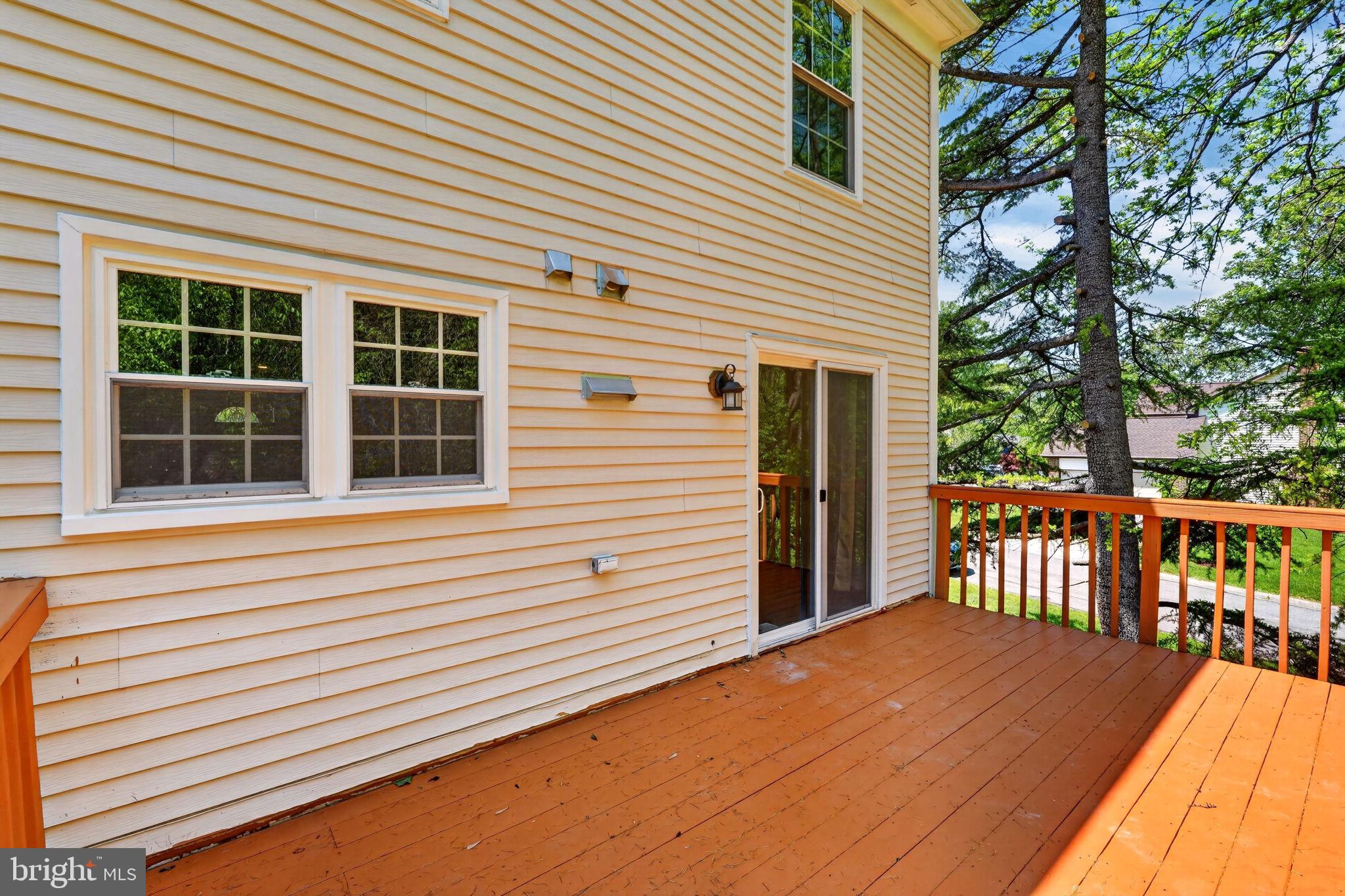 12447 Loft Lane Silver Spring, MD 20904 - Photo 32 of 45 Sunny deck with serene surroundings.