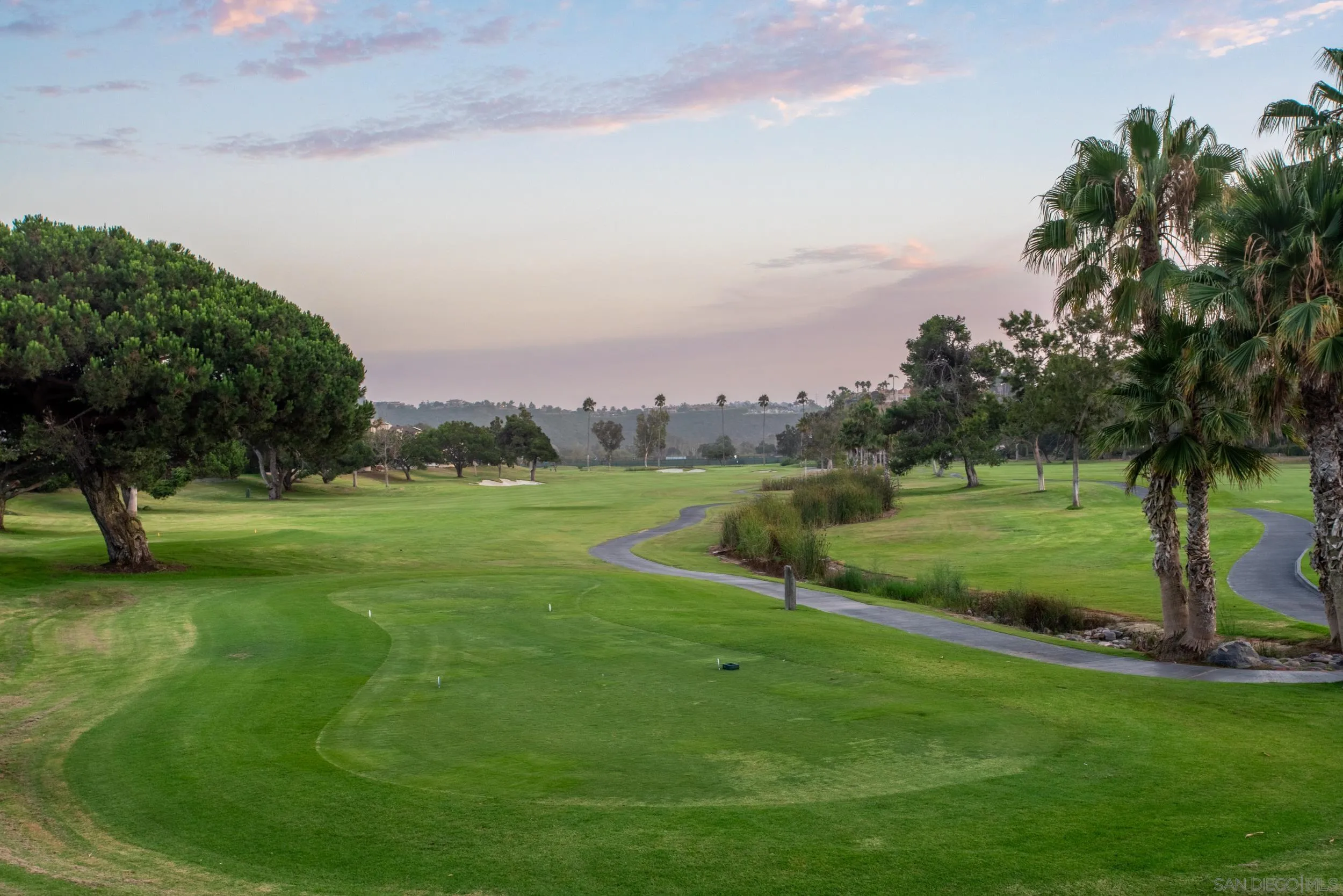 16056 Avenida Calma Rancho Santa Fe, CA 92091 - Photo 16 of 51 a view of a golf course with a garden