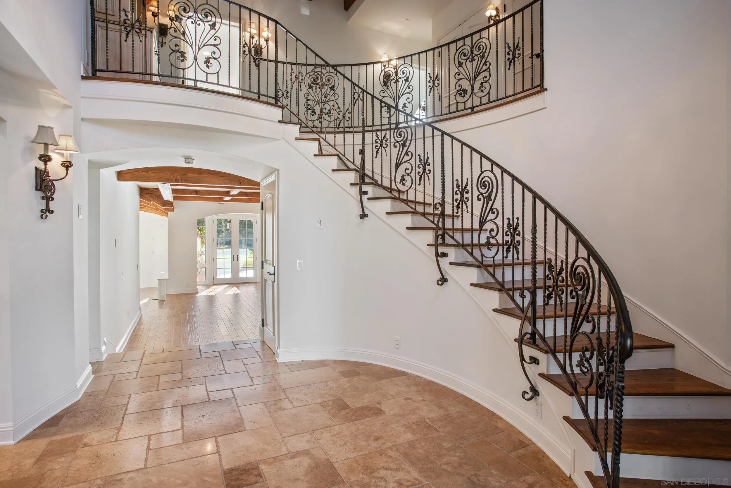 16056 Avenida Calma Rancho Santa Fe, CA 92091 - Photo 4 of 51 a view of entryway and hall with wooden floor
