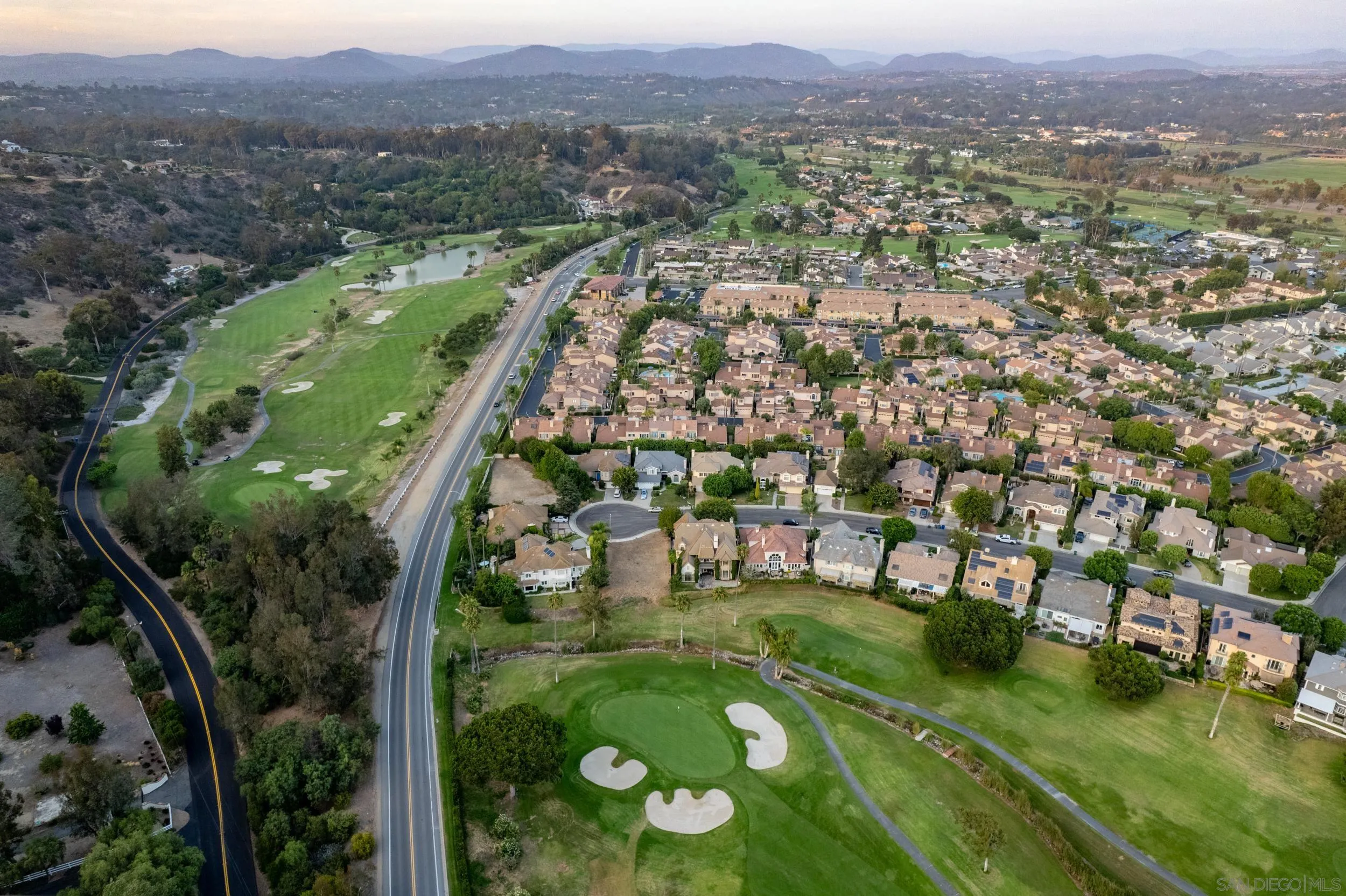 16056 Avenida Calma Rancho Santa Fe, CA 92091 - Photo 43 of 51 an aerial view of multiple house