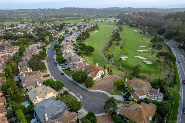 an aerial view of a city with lots of residential buildings