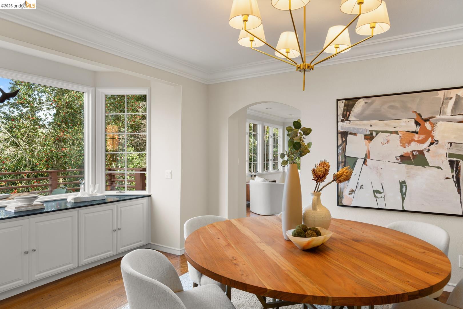 1123 Park Hills Road Berkeley, CA 94708 - Photo 14 of 47 a view of a dining room with furniture