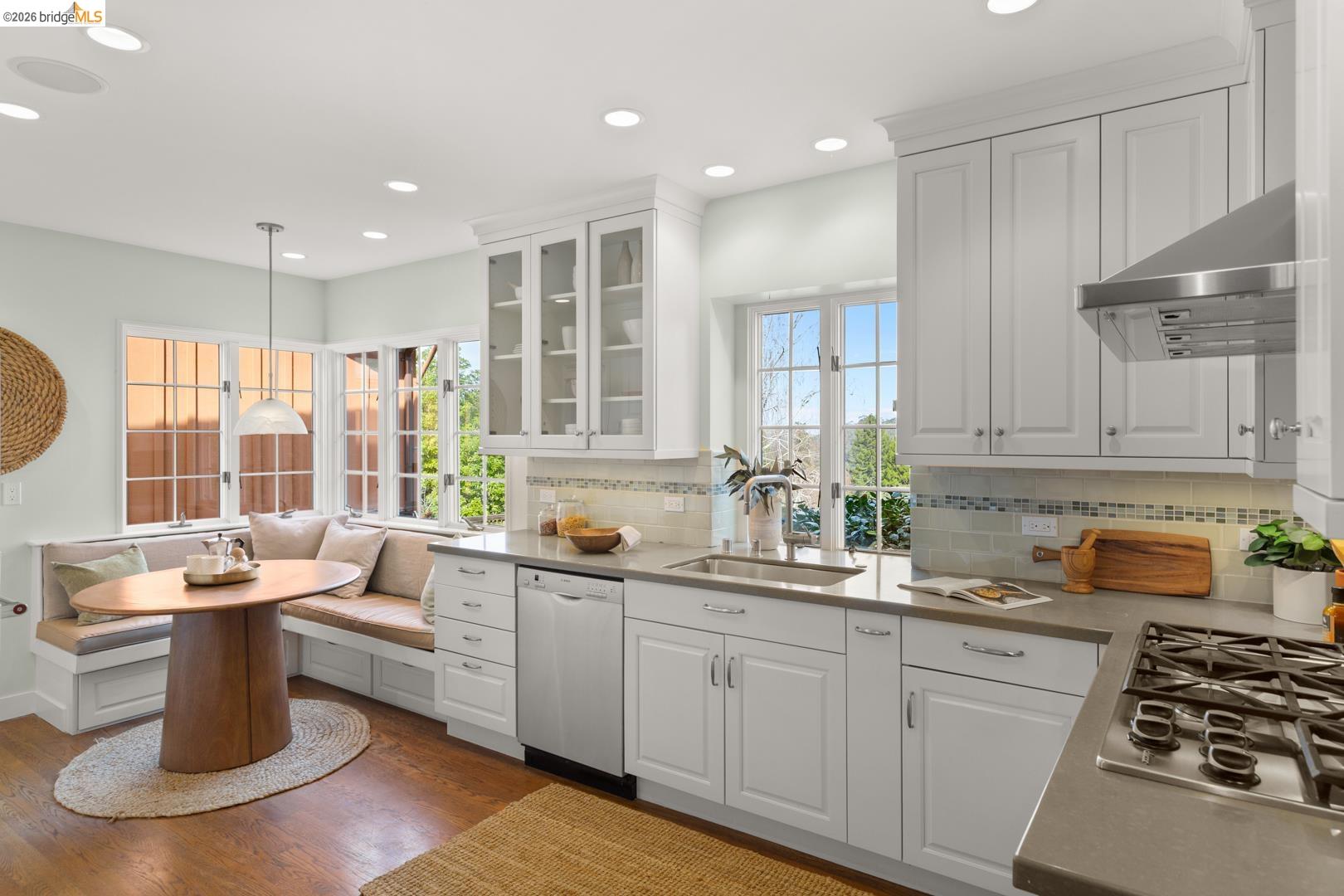 1123 Park Hills Road Berkeley, CA 94708 - Photo 15 of 47 a kitchen with sink a stove and cabinets