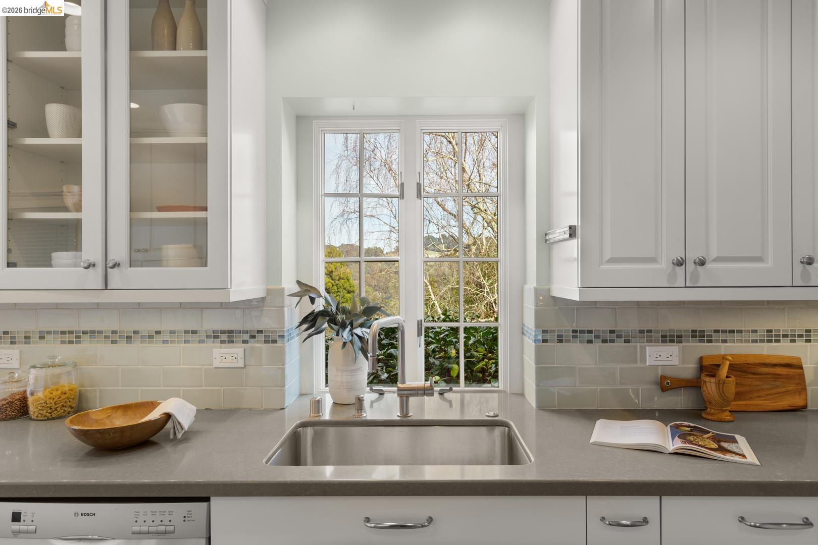 1123 Park Hills Road Berkeley, CA 94708 - Photo 17 of 47 a kitchen with a sink and a window