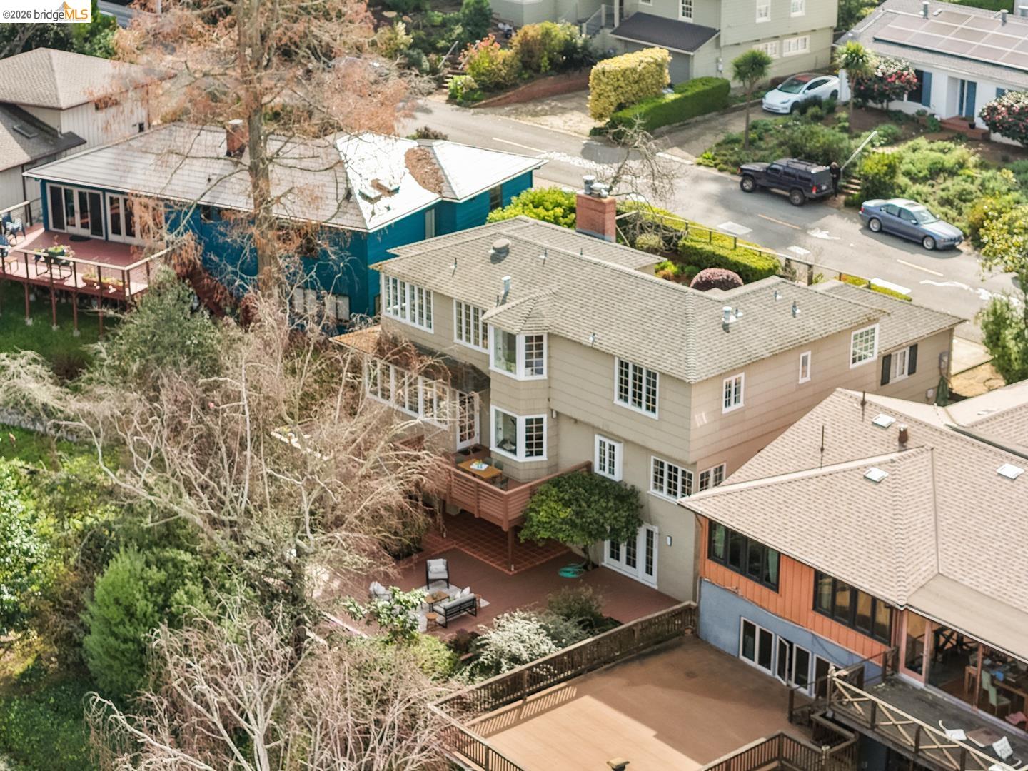 1123 Park Hills Road Berkeley, CA 94708 - Photo 44 of 47 an aerial view of a house