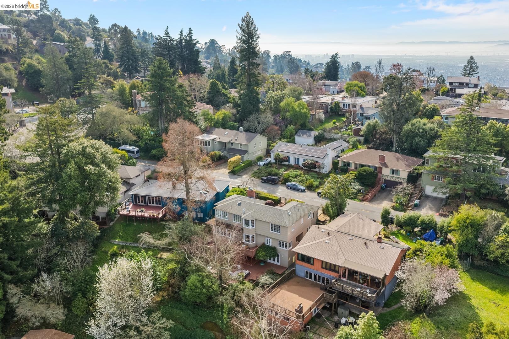 1123 Park Hills Road Berkeley, CA 94708 - Photo 47 of 47 an aerial view of multiple houses with yard