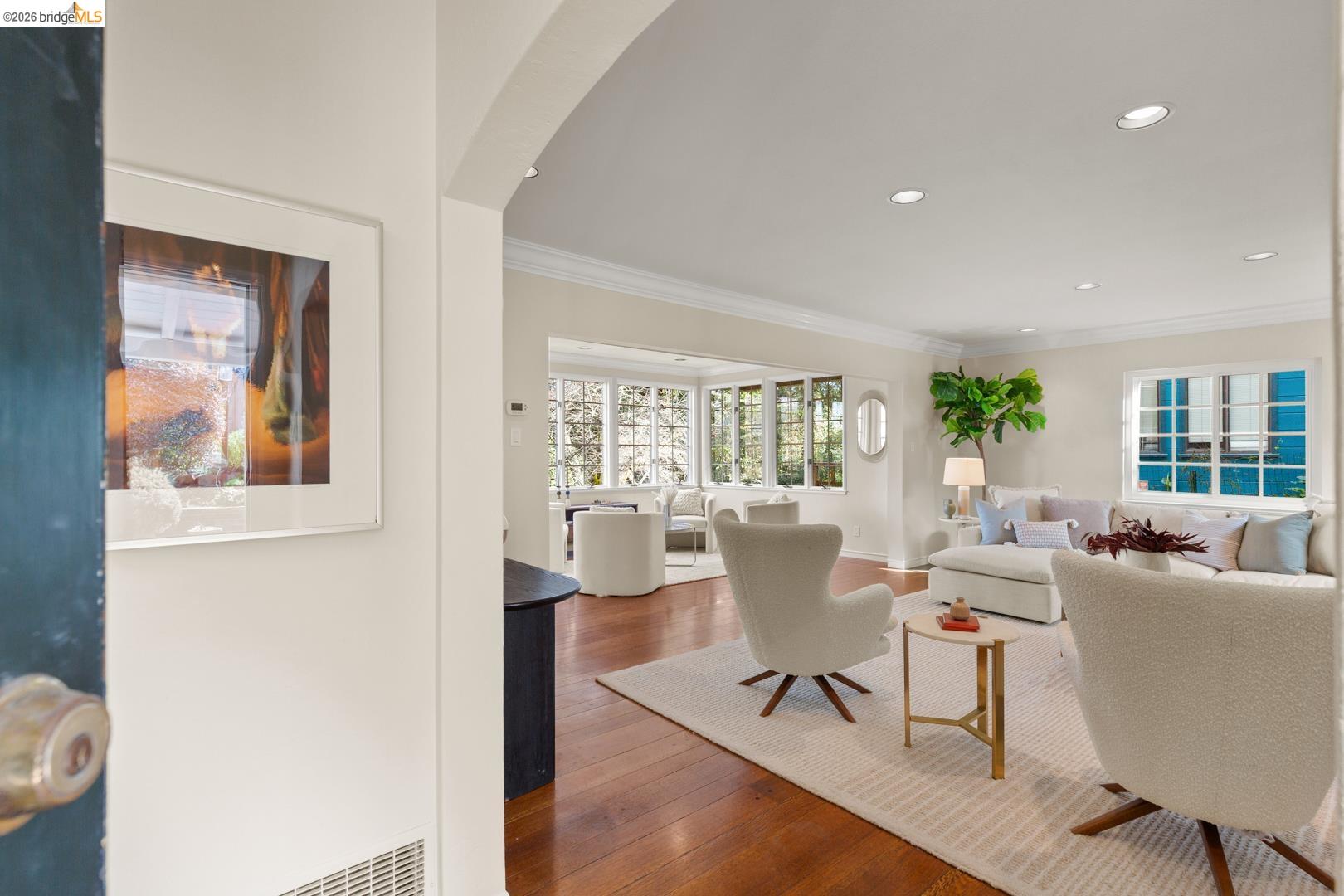 1123 Park Hills Road Berkeley, CA 94708 - Photo 5 of 47 a living room with furniture and a large window