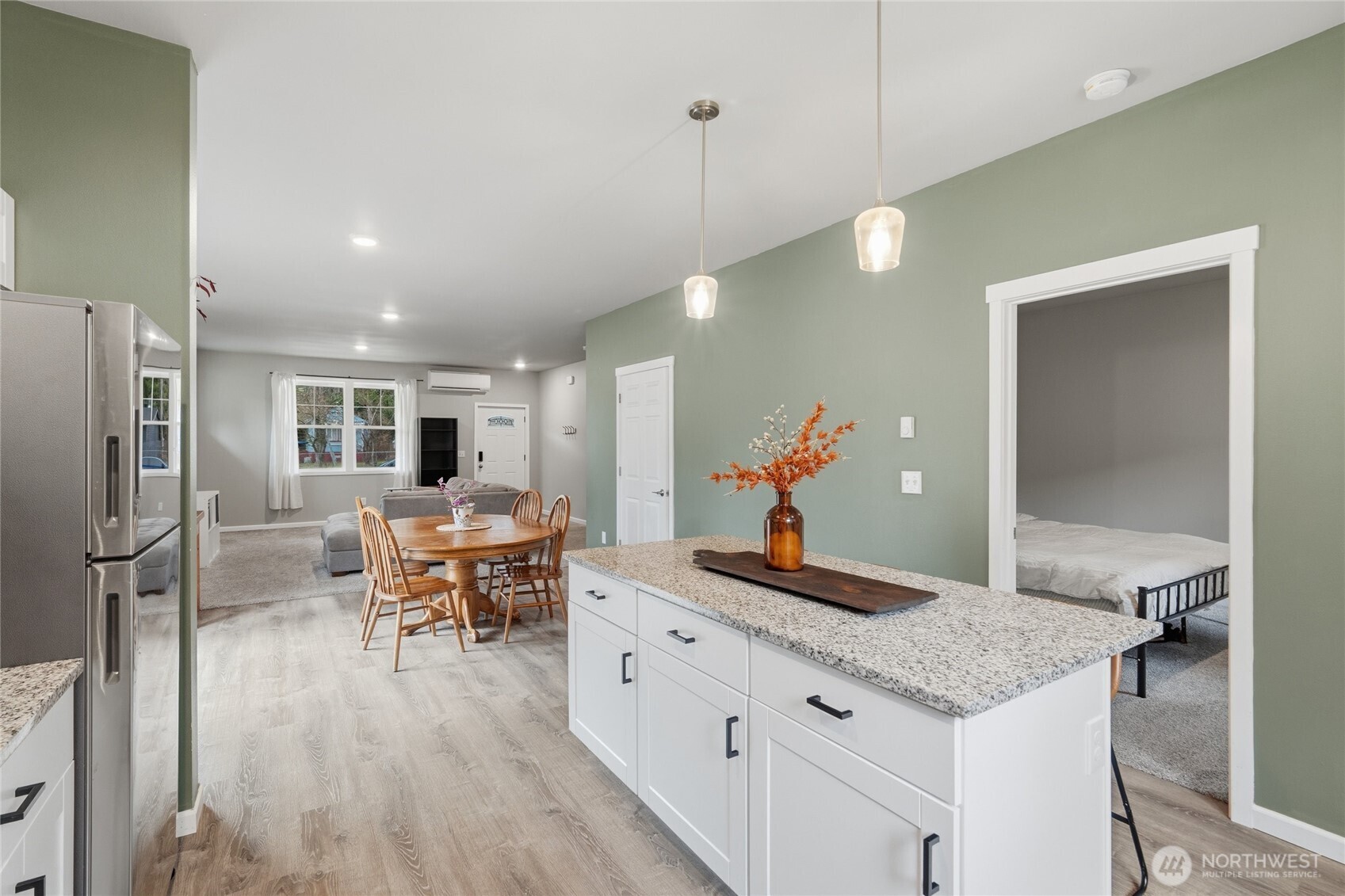 8470 Golden Valley Drive Maple Falls, WA 98266 - Photo 14 of 30 a living room with furniture and wooden floor