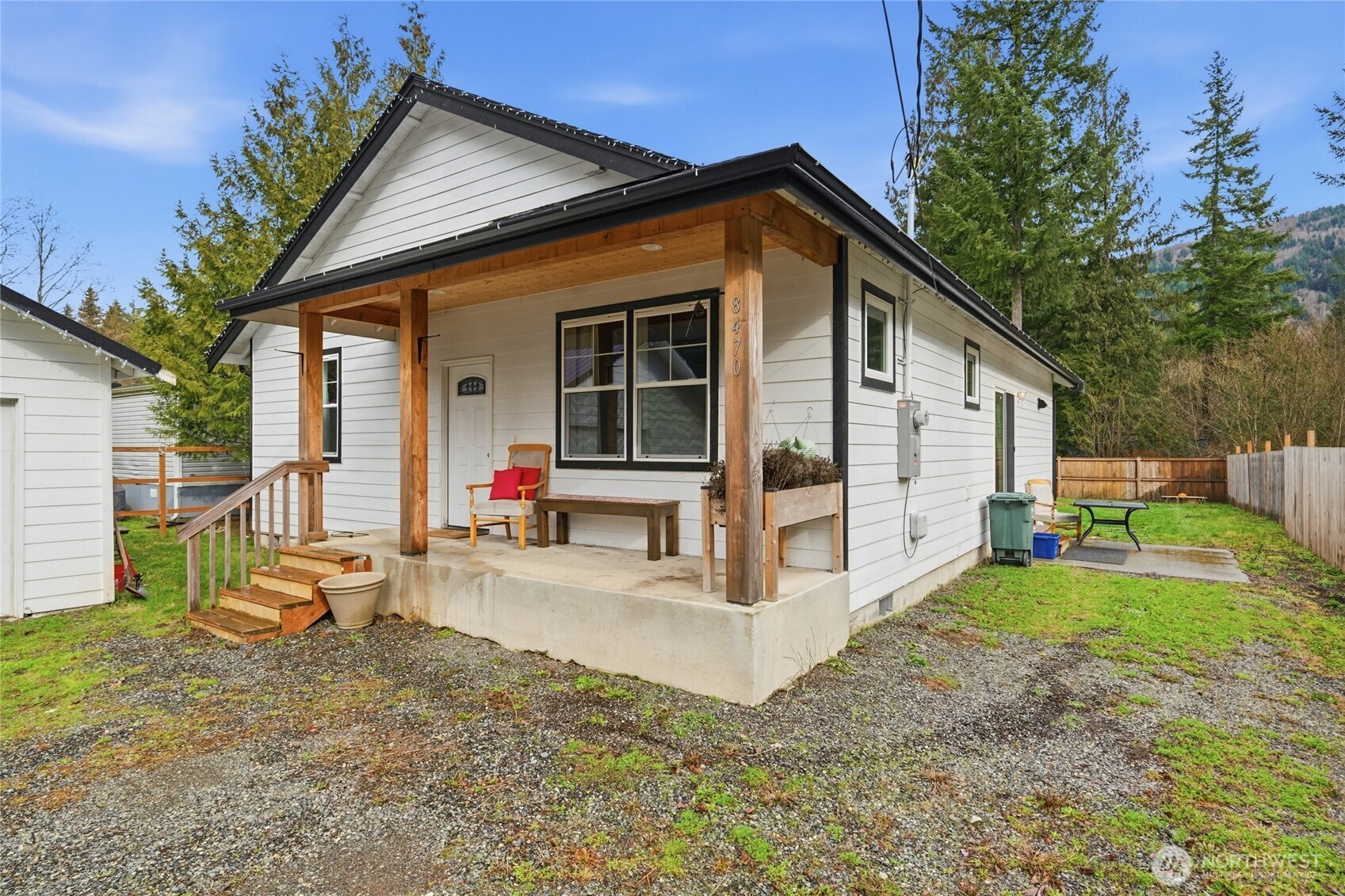 8470 Golden Valley Drive Maple Falls, WA 98266 - Photo 2 of 30 a view of a house with backyard and porch