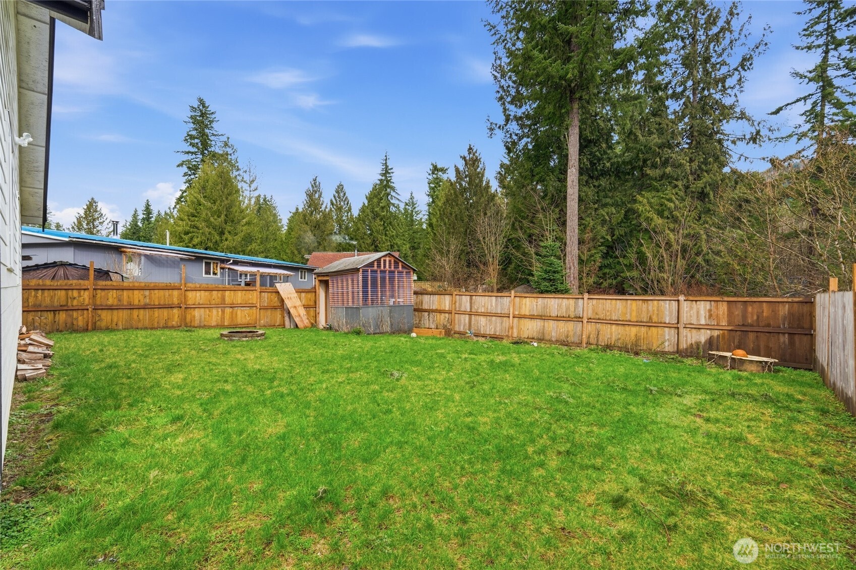 8470 Golden Valley Drive Maple Falls, WA 98266 - Photo 28 of 30 a view of a backyard with a garden