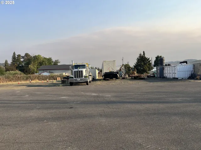 a view of road with card