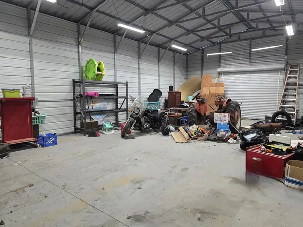 a view of a storage room with a lot of stuff